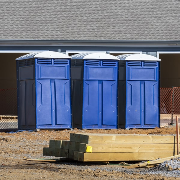 do you offer hand sanitizer dispensers inside the porta potties in Thousand Island Park New York